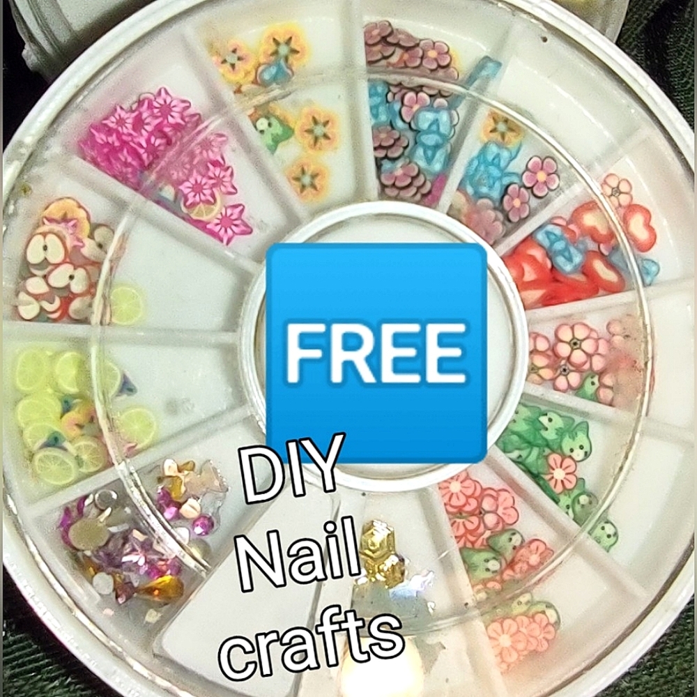 FREE w/ Purchase;  Fimo Clay Nail Art Wheels
